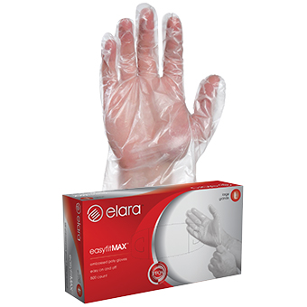 EasyfitMAX™ Heavy Weight Poly Gloves, Low-Density Polyethylene, Small